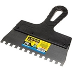 Шпатель STAYER "PROFESSIONAL" нержавеющий зубчатый с пластмассовой ручкой, 200мм, зуб 8х8мм[1009-20-08]