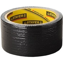 Лента STAYER "MASTER" "UNIVERSAL" клейкая,армированная, влагостойкая. 48мм х 10м, черный [12086-50-10]