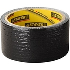 Лента STAYER "MASTER" "UNIVERSAL" клейкая,армированная, влагостойкая. 48мм х 10м, черный [12086-50-10]