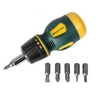 Набор KRAFTOOL "EXPERT" Отвертка реверсивная, с Cr-V битами, SL: 3; 5; 6 мм, PH № 1; 2; 3,двухкомпонентная рукоятка,7предметов [26190-H7]