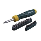 Набор KRAFTOOL Отвертка "BIT-LOCK" реверсивно-рычажная с битами и торцевыми головками, 21 предмет [26151-H21]