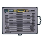 KRAFTOOL (25611-H12) Набор Отвертки для точных работ с насадками, в боксе, 12 предметов 