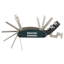 KRAFTOOL Набор для обслуживания велосипеда, 16-в-1 [26182-H16]