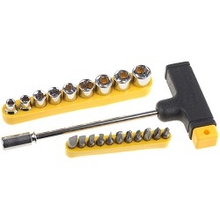 Набор STAYER Отвертка с Т-образной ручкой с насадками, 21 предмет [2540-H20]