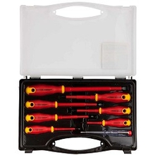 STAYER Набор "PROFI" "ELECTRO": Отвертки диэлектрические, тестер, 100-250В, Cr-V, 8шт [25145-H8_z01]