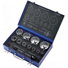 ЗУБР Набор "ЭКСПЕРТ": Коронки биметаллические, глубина сверления до 38мм, d 14,20,22,25,30,35,40,51,60,64,67мм [29531-H11]