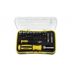 STAYER Набор: Отвертка реверсивная с эргономичной ручкой, с насадками, в пластмассовом боксе, 65 предметов [25310-H65]