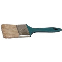 Кисть плоская ЗУБР "УНИВЕРСАЛ-МАСТЕР" "КП-11", натуральная щетина, пластмассовая ручка, 63мм[4-01011-063]