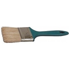 Кисть плоская ЗУБР "УНИВЕРСАЛ-МАСТЕР" "КП-11", натуральная щетина, пластмассовая ручка, 100мм[4-01011-100]