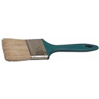 ЗУБР Кисть плоская "УНИВЕРСАЛ-МАСТЕР" "КП-11", натуральная щетина, пластмассовая ручка, 20мм[4-01011-020]