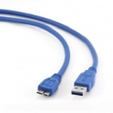 Gembird/Cablexpert CCP-mUSB3-AMBM-1 Кабель USB 3.0 Pro , AM/microBM 9P, 30см, экран, синий, пакет Gembird/Cablexpert CCP-mUSB3-AMBM-1 Кабель USB 3.0 Pro , AM/microBM 9P, 30см, экран, синий, пакет