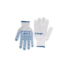 ЗУБР Перчатки трикотажные, 12 класс, х/б, с защитой от скольжения, L-XL [11451-XL]