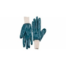 Перчатки ЗУБР "МАСТЕР" рабочие с манжетой, с полным нитриловым покрытием, размер L (9) [11272-L]