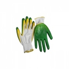 ЗУБР Перчатки "МАСТЕР" трикотажные, 10 класс, х/б, двойная обливная ладонь из латекса, L-XL [11459-XL]