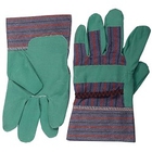 Перчатки STAYER "MASTER" рабочие, искусственная кожа, зеленые, XL [1132-XL]