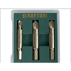 Набор экстракторов KRAFTOOL для выкручивания крепежа с износом граней шлица до 95%.PH1/PZ1,PH2/PZ2,PH3/PZ3,3 предмета [26770-H3]