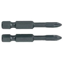 Биты KRAFTOOL "EXPERT" торсионные кованые, обточенные, Cr-Mo сталь, тип хвостовика E 1/4", PZ1, 50мм, 2шт [26123-1-50-2]