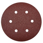 Круг шлифовальный ЗУБР "МАСТЕР" (35566-150-040) универсальный, из абразивной бумаги на велкро основе, 6 отверстий, Р40, 150мм, 5шт