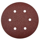 Круг шлифовальный ЗУБР "МАСТЕР" универсальный, из абразивной бумаги на велкро основе, 6 отверстий, Р60, 150мм, 5шт [35566-150-060]