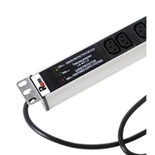 ЦМО Вертикальный блок розеток Rem-16 с фил. и инд., 25 IEC 60320 C13, алюм., 42-48U, шнур 3 м. (R-16-25C13-FI-1820-3)