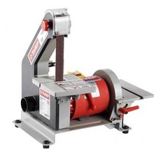 ЗУБР Станок [ЗШС-330] { шлифовальный, лента 762 x 25мм, диск 125мм, 2950об/мин, 330Вт }