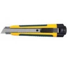 Нож KRAFTOOL "EXPERT" (09199) с сегментированным лезвием, двухкомп корпус, автостоп, отсек для хранения запасных лезвий, 18мм 