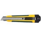 Нож KRAFTOOL "EXPERT" (09199) с сегментированным лезвием, двухкомп корпус, автостоп, отсек для хранения запасных лезвий, 18мм 