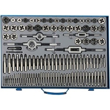 ЗУБР Набор метчиков и плашек "МАСТЕР", сталь 9ХС, 110 предметов [28119-H110_z01]