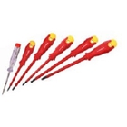 STAYER Набор "PROFI" "ELECTRO": Отвертки диэлектрические, тестер, 100-250В, Cr-V, 6шт [25145-H6_z01]