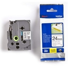 Brother TZE-S251 Картридж с лентой (P-Touch, 24мм, Черный на белом)