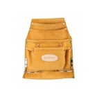 Сумка поясная STAYER "MASTER" для инструментов, кожаная, 8 карманов, 2 скобы [38505]