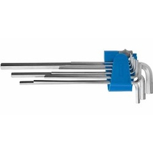 Набор ключей имбусовых ЗУБР "ЭКСПЕРТ" (27465-H9) длинные,Cr-Mo,сатинированное покрытие,эргоном держатель,HEX 1,5 - 10 мм,9шт