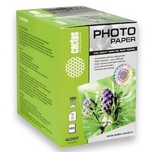 CACTUS CS-GA6200500 Фотобумага Cactus CS-GA6200500 глянцевая, 10x15, 200 г/м2, 500 листов.