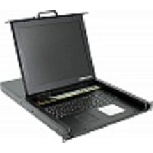 ProCase E1708 Консоль однорельсовая , КВМ 8 порт, LCD 17'', single rail console KVM 8 port, LCD D-Sub, USB, разрешение 1280*1024, 8 кабелей
