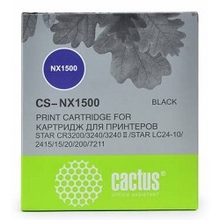 CACTUS NX1500 Картридж ленточный Cactus (CS-NX1500) черный для Star NX-1500/24xx/LC-8211 2000000 зн.
