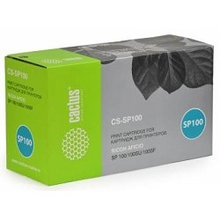 CACTUS SP100 Тонер-картридж (CS-SP100) для принтера для Ricoh Aficio SP100/100SU/100SF, черный (2 000стр.)