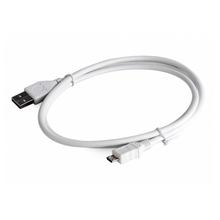 Gembird/Cablexpert CCP-mUSB2-AMBM-W-0.5M Кабель USB 2.0 Pro , AM/microBM 5P, 0.5м, экран, белый, пакет 