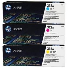 HP CF440AM Картридж CF381A, CF382A, CF383A, Cyan/Yellow/Magenta, 3-pack {LaserJet Pro MFP M476, (2700стр.)}