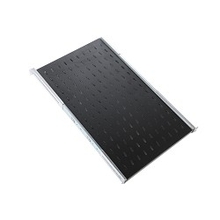 ЦМО Полка перфорированная, глубина 450 мм, цвет черный (СВ-45-9005)