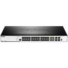 D-Link DGS-3000-28SC/A1A Управляемый стекируемый коммутатор 2 уровня с 20 портами 100/1000Base-X SFP, 4 комбо-портами 10/100/1000Base-T/SFP и 4 портами 10GBase-X SFP+