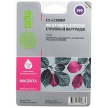 Cactus LC-980M Картридж струйный Cactus CS-LC980M пурпурный для Brother DCP-145C/165C MFC-250C/290C (16ml)
