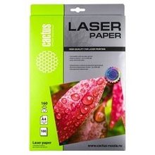 Cactus CS-LPA4160100 Бумага Cactus CS-LPA4160100 A4/160г/м2/100л. глянцевое для лазерной печати