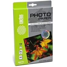 Cactus CS-MA517050 Фотобумага Cactus CS-MA517050 матовая А5 210*148мм 170 г/м2 50 листов