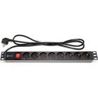 5bites PDU819P-01 Блок розеток  8S / PVC / SWITCH / 1U / 19" / 2M*3G*1.5MM2 / VDE