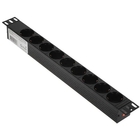 5bites PDU919P-02 Блок розеток / PVC / 1U / 19" / 2M*3G*1.5MM2 / VDE