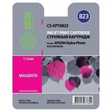 Cactus EPT0823 Картридж струйный Cactus CS-EPT0823 пурпурный для Epson Stylus Photo R270/290/RX590 (11,4ml)
