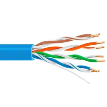 5bites US5505-305A(BL) Кабель  UTP / SOLID / 5E / 24AWG / CCA / PVC / BLUE / 305M