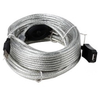 Aopen/Qust Кабель-адаптер USB2.0-repeater, удлинительный активный <Am-->Af> 15м (ACU823-15M) [6938510851338]