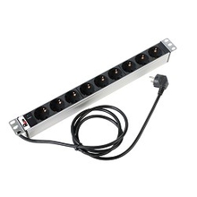 ЦМО Блок розеток Rem-16 с инд., 9 Shuko, 16A, алюм., 19", шнур 1,8 м., (R-16-9S-I-440-1.8) ЦМО Блок розеток Rem-16 с инд., 9 Shuko, 16A, алюм., 19", шнур 1,8 м., (R-16-9S-I-440-1.8)