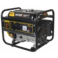 Huter HT1000L 64/1/2 Электрогенератор {четырехтактный, 1000Вт, 220В/50Гц, 75Дб, принудительное охлаждение, бак 4,8л, расход бензина 450 г/кВтч,460х365х395, 23,5 кг} 4606059015031
